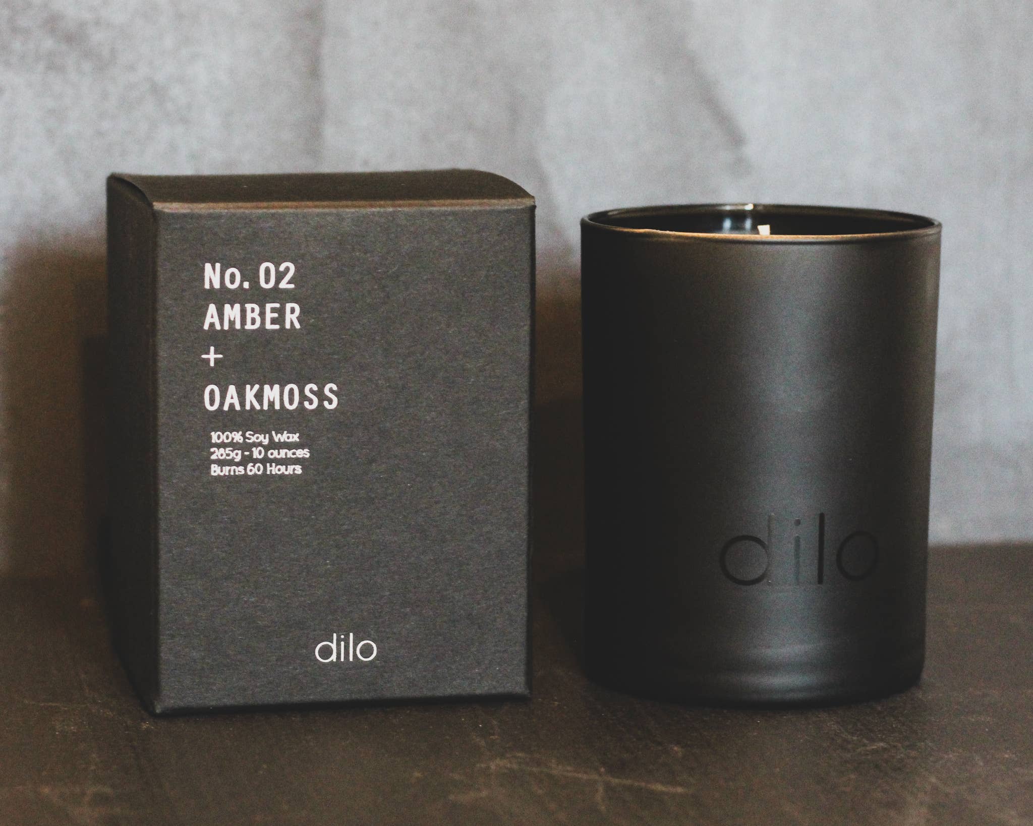 dilo - Wholesale Jar/Filled Candle - Shades Collection: Amber + Oakmoss2