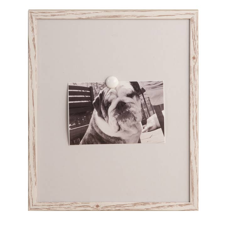 SALE Resin White Magnet Frame for wholesale by Totalee Gift