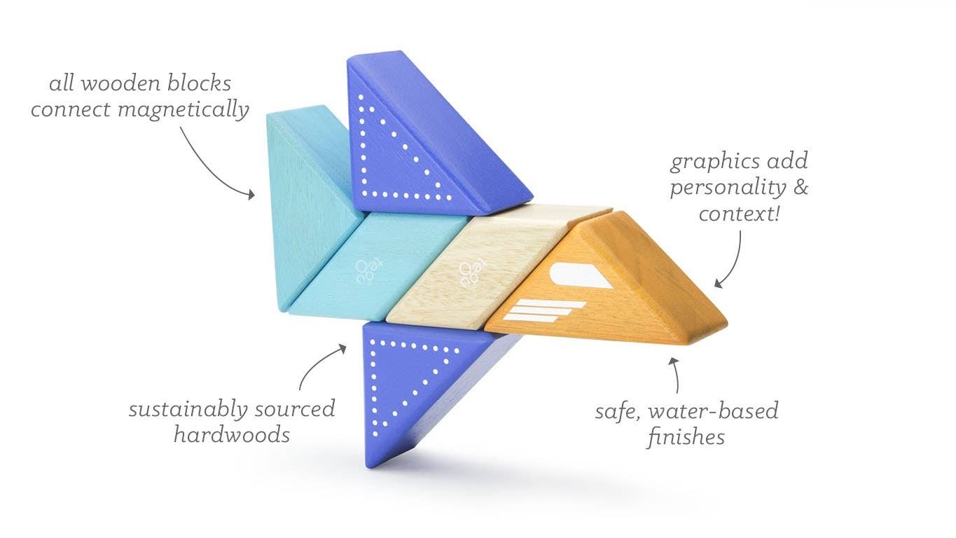 Tegu - Wholesale Wood Toy - Kids - Travel Pals - Magnetic Wooden Block Set3