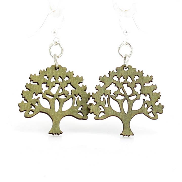 Oak Tree Earrings for wholesale by Green Tree Jewelry