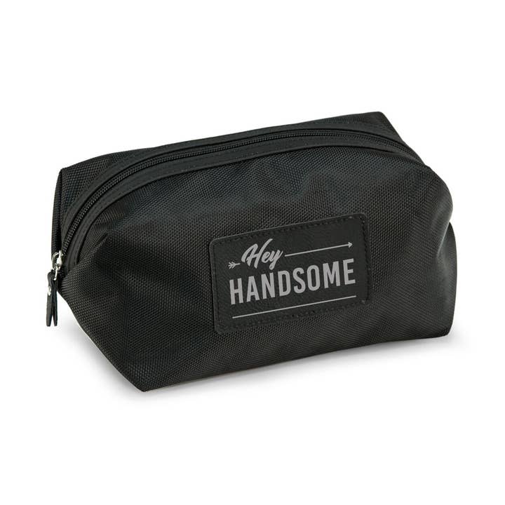 Hey Handsome Dopp Kit - Black for wholesale by BeyBerk International