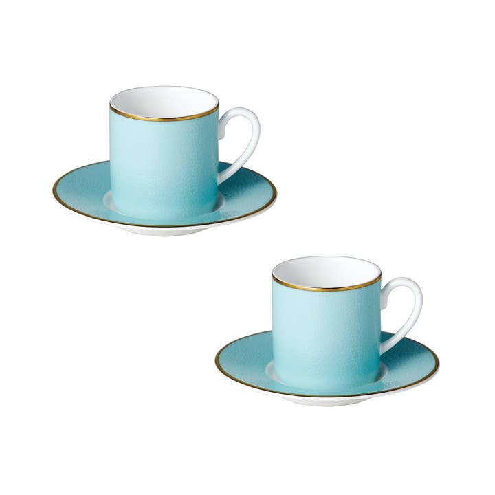Charlotte - Set of Two Espresso Cups & Saucers for wholesale by Twig NY