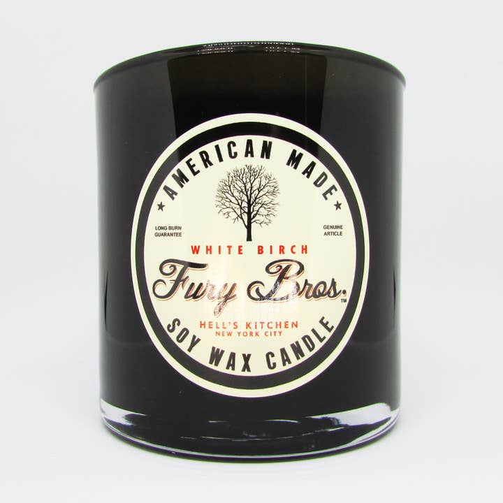 White Birch Candle 9 oz for wholesale by Fury Bros.