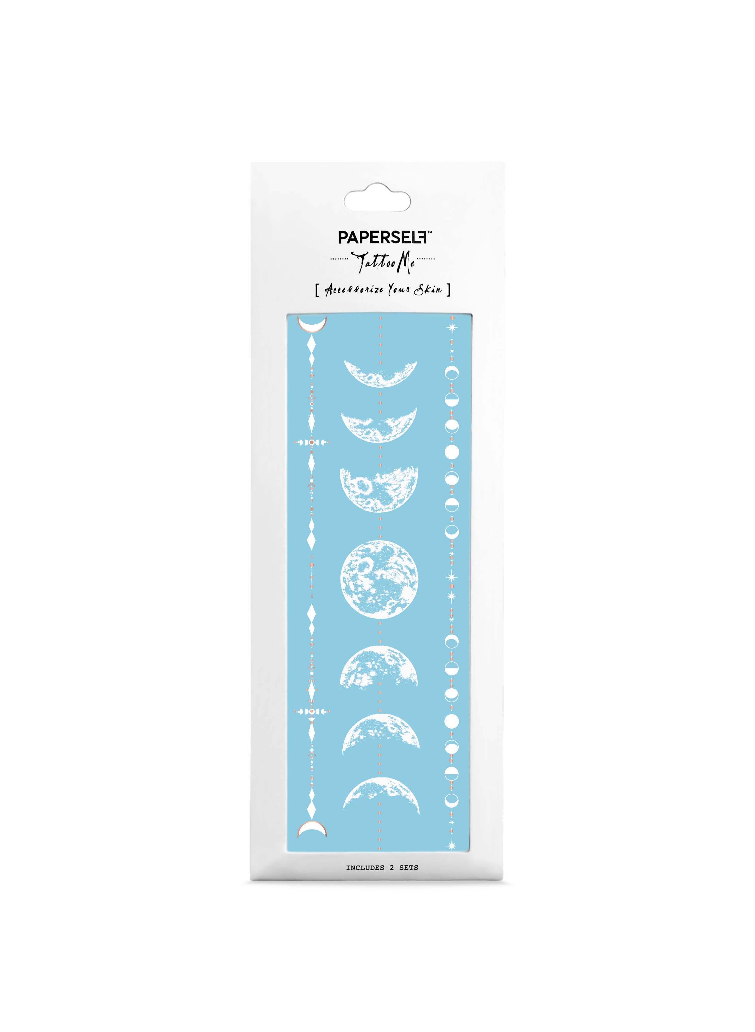 PAPERSELF - Wholesale Temporary Tattoo - Luna Temporary Tattoos Stickers1