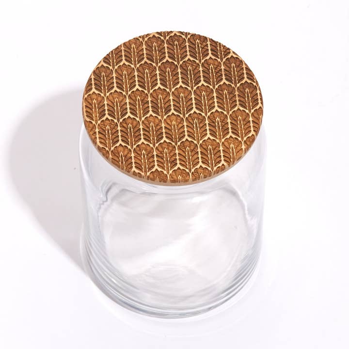 Flora Trä lock Glasburk för wholesale av Lucca