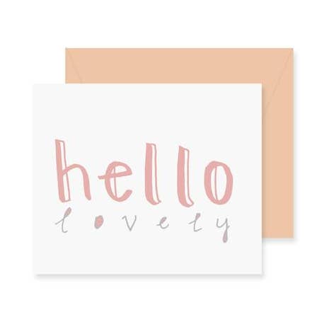 Hello Lovely wenskaart voor wholesale door Fresh Out of Ink