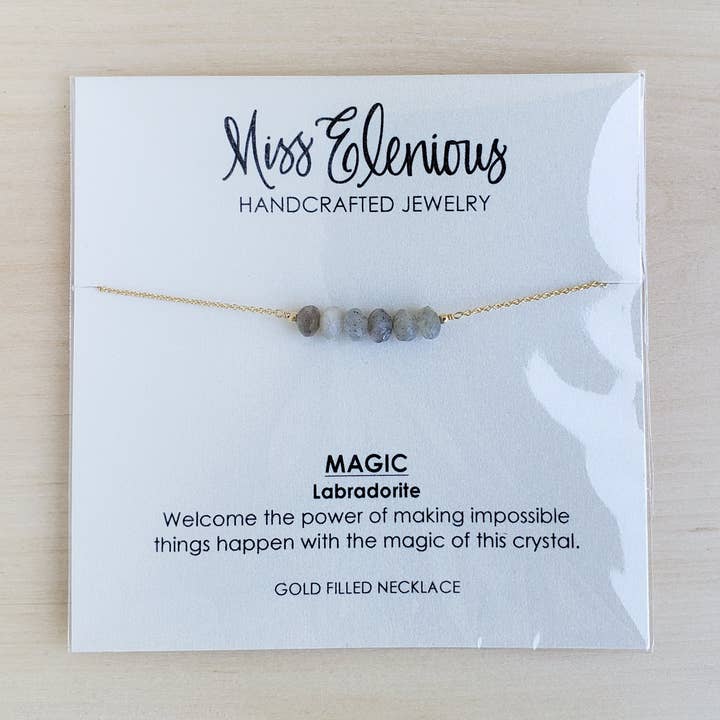 Labradorite MAGIC Necklace for wholesale by MissElenious Jewelry