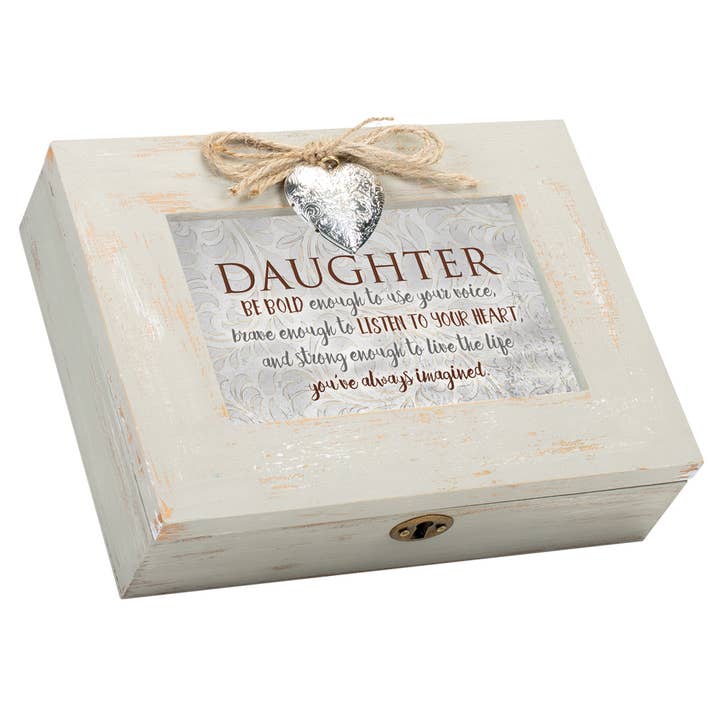 Daughter Be Bold Brave Musical Box for wholesale by Cottage Garden