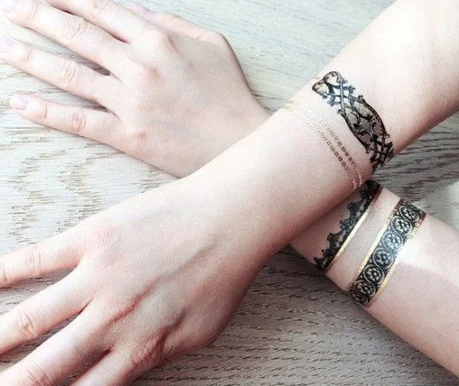 PAPERSELF - Venta al por mayor Tatuajes temporales - Celta - Pulseras Tatuajes Temporales Pegatinas1