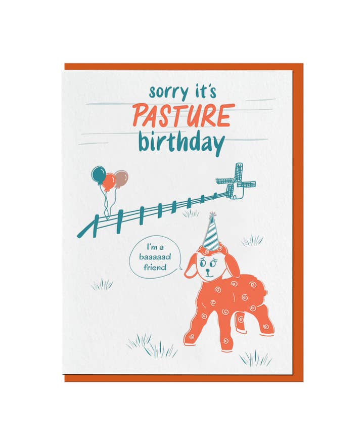 Violet Press - Wholesale Birthday Card - Pasture Birthday0