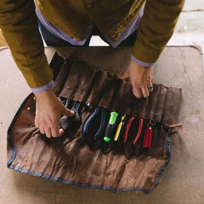 Sturdy Brothers - Wholesale Tool Set - The Orville Waxed Canvas Tool Roll