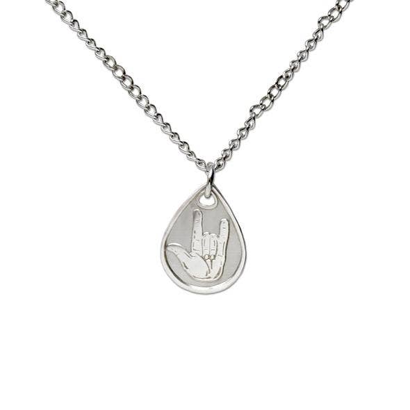 I Love You ketting voor gebarentaal voor wholesale door Lifebeats Gifts