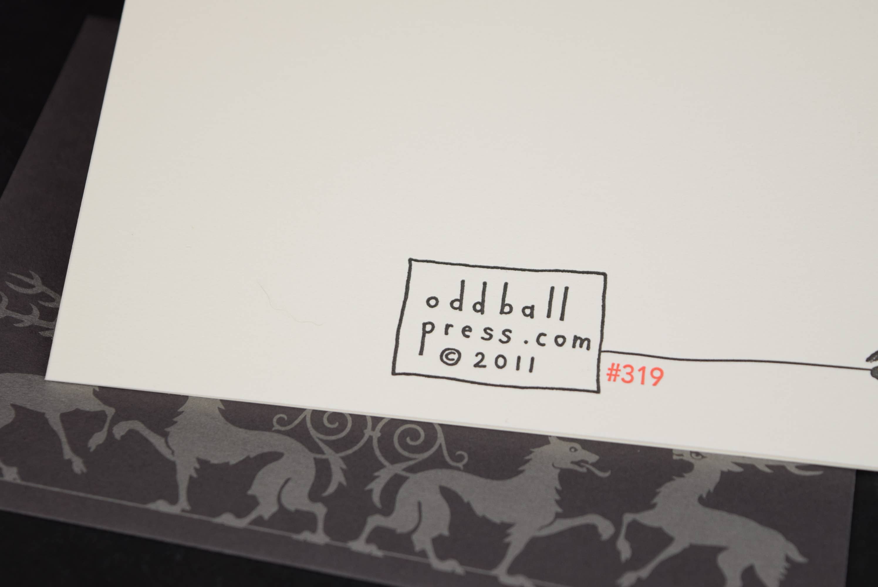 Oddball Press LLC - Wholesale Christmas Card - Joyeux Noel Card3