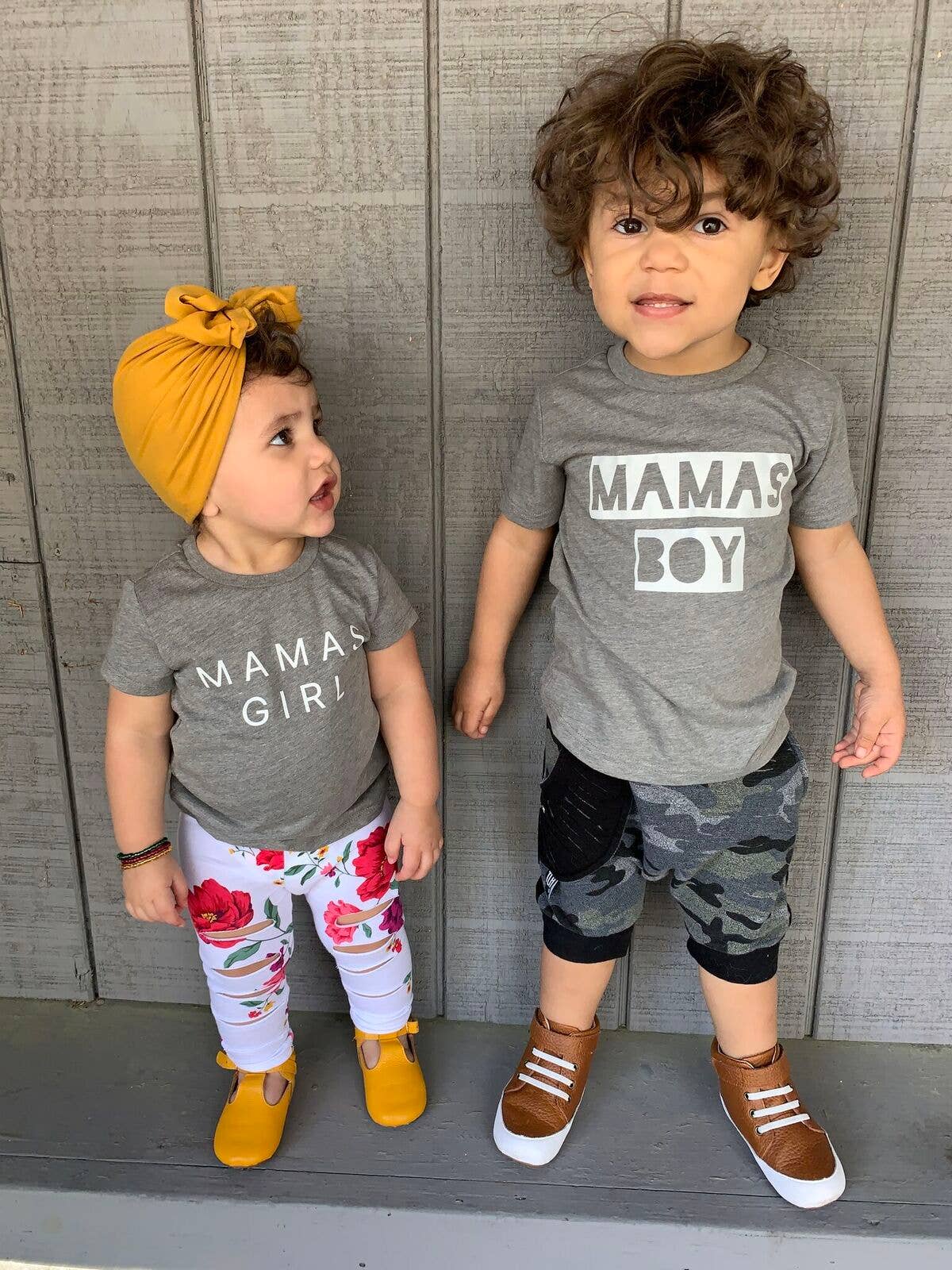 NICKY + STELLA - Wholesale Screen Printed T-Shirt - Kids - Mamas Girl Tee (infant/toddler)2