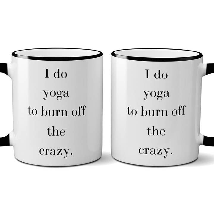 I Do Yoga Mug for wholesale by Quippy Brand