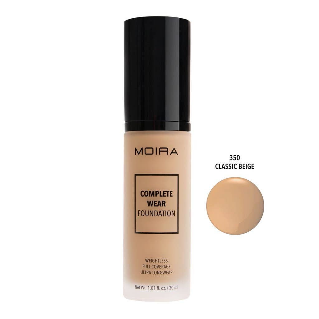 Moira Cosmetics - Wholesale Foundation - Complete Wear Foundation 350 - Classic Beige1
