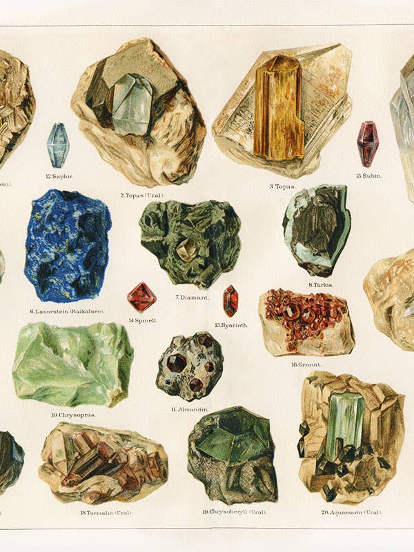 Antique Minerals #5 for wholesale by Capricorn Press