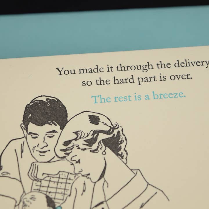 Oddball Press LLC - Wholesale Baby Card - Baby Breeze Card1