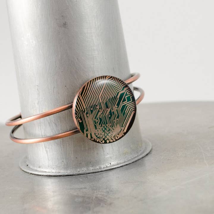 Pulsera de puño de cobre para venta al por mayor de Circuit Breaker Labs