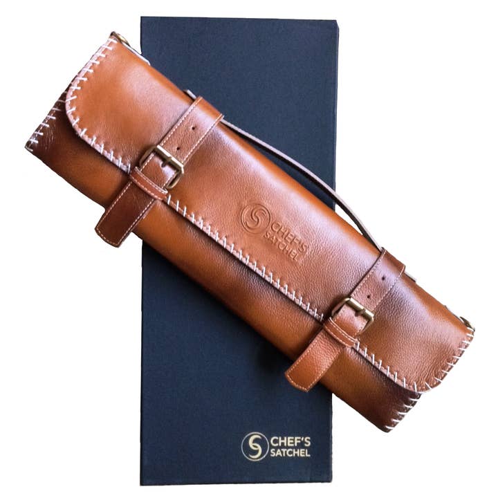 Handmade Leather Knife Roll - 15 Unit for wholesale by Chef's Satchel
