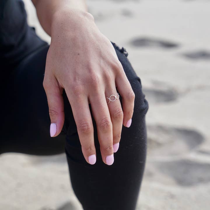 Krystyna's Silver - Wholesale Band/Stacked Ring - Sterling Silve Bubble Stackable Ring1