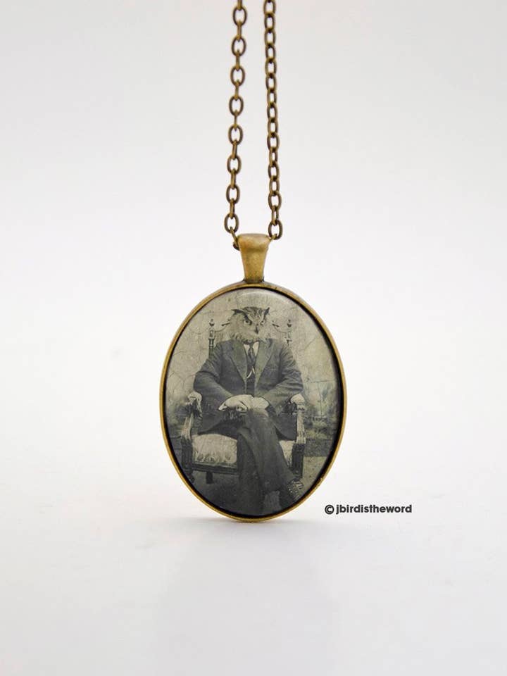 Forest Bird Necklace for wholesale by The Wild Oddisorium