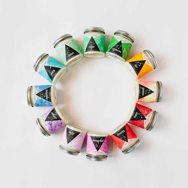 REMOVED BRAND - Wholesale Travel Candles - Astrology Candle Series - Full Set0