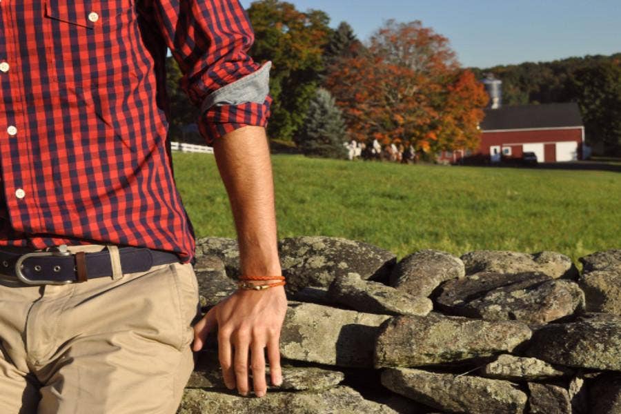 Sailormade - Wholesale Belt - Men's - Lookout Waxed Cotton Belt - Navy2