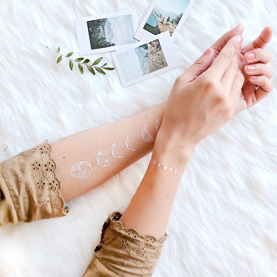 PAPERSELF - Wholesale Temporary Tattoo - Luna Temporary Tattoos Stickers5