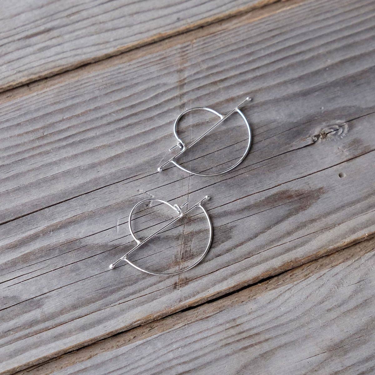 Glass Sky Jewelry - Wholesale Hoop Earrings - Small Balance Hoops1