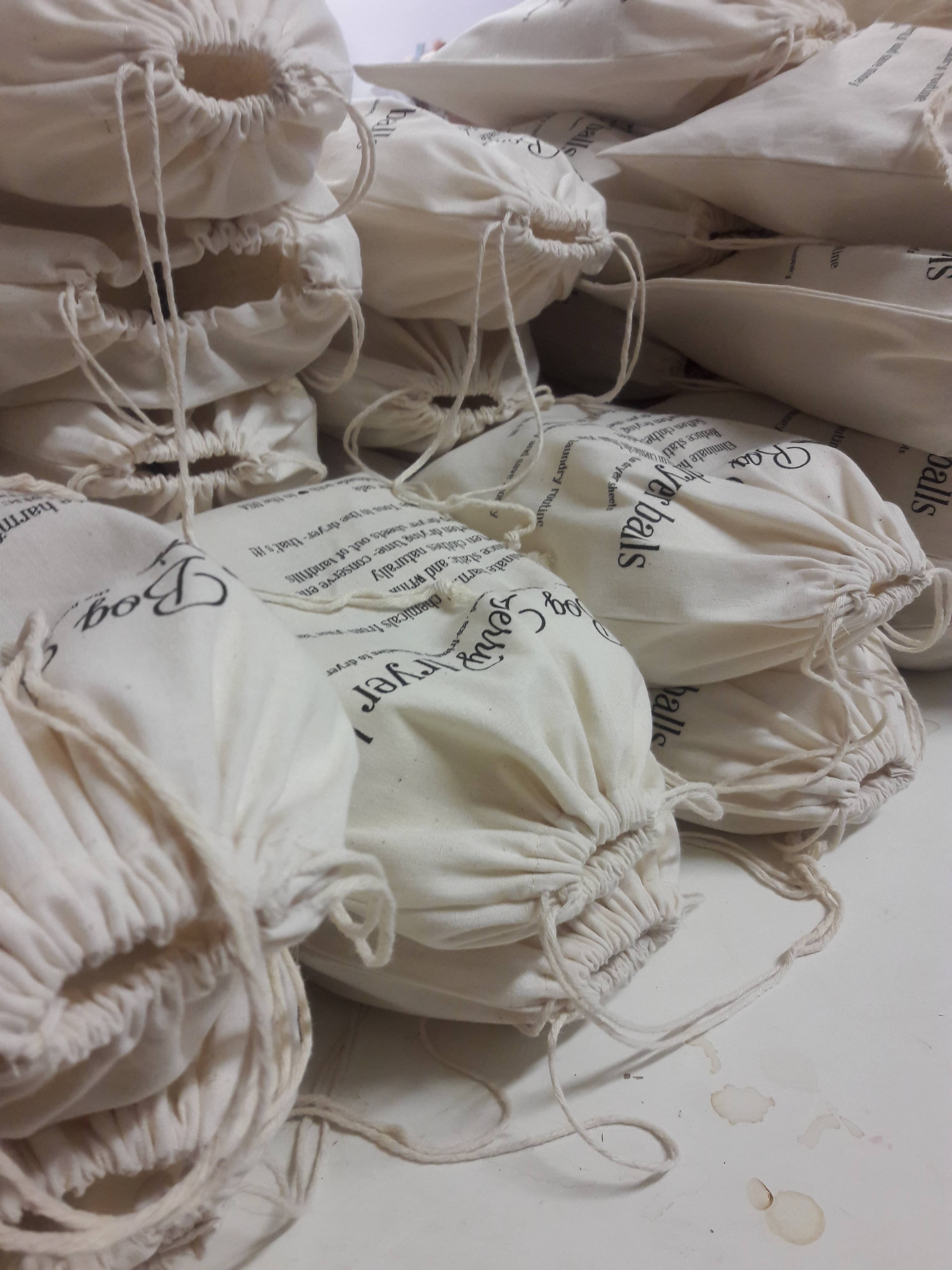 Bog Berry Dryer Balls - Wholesale Dryer Balls - Oatmeals Assortment- set of 6 Wool Dryer Balls zero waste3