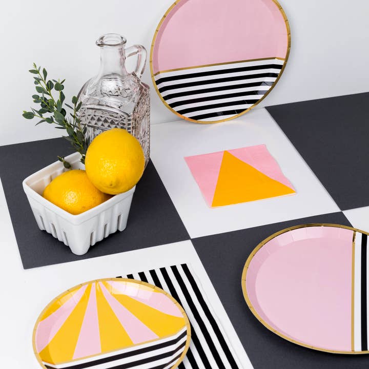 Jollity & Co. + Daydream Society - Wholesale Disposable Plate - Mod About You Dinner Plates - 8 Pk.2