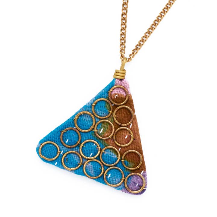 24" Handcrafted Upcycled Necklace for wholesale by BOPS WHOLESALE