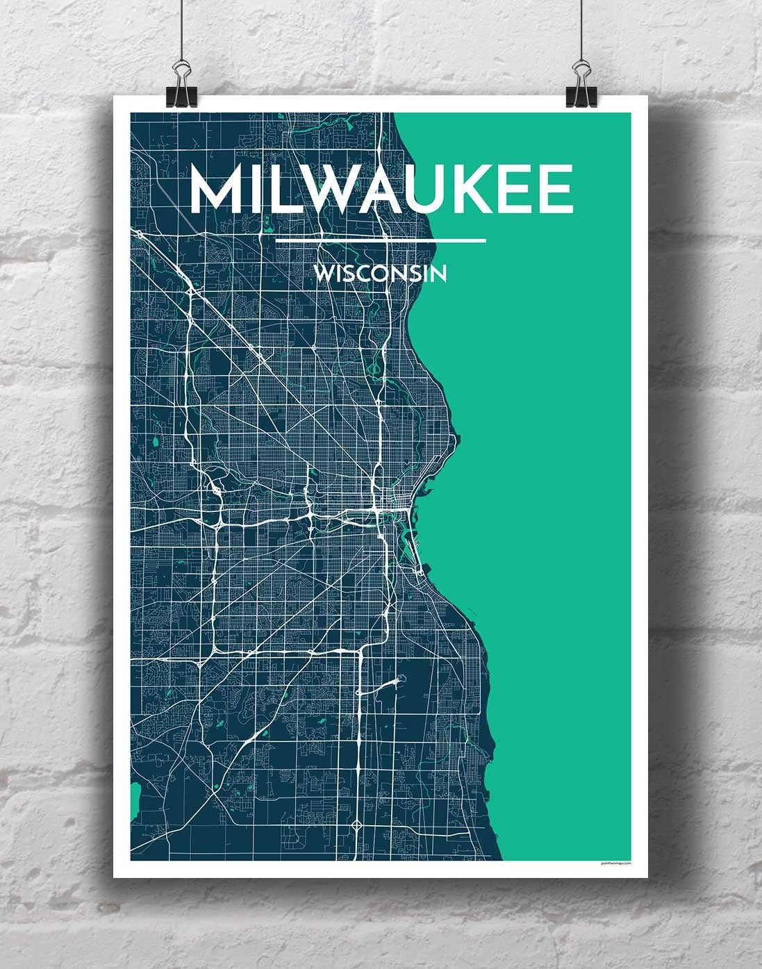 Point Two Design Group - Wholesale Map - Milwaukee City Map2