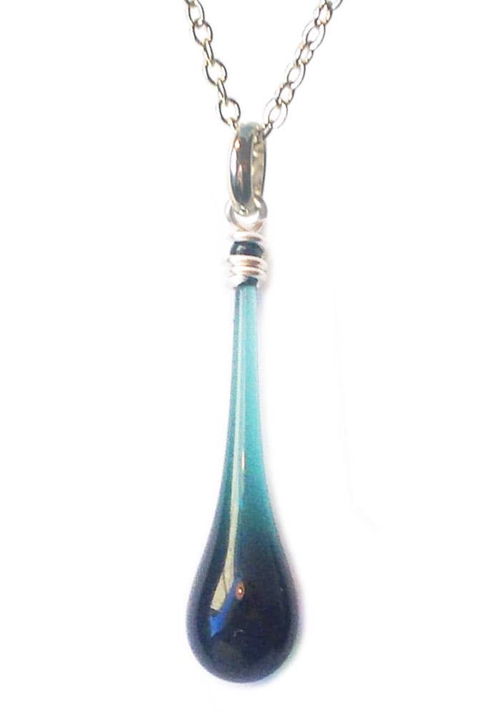 Sundrop Jewelry - Wholesale Pendant/Charm Necklace - Maressa Glass Teardrop Pendant Necklace23