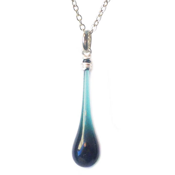 Sundrop Jewelry - Vente Colliers à pendentif - Collier avec pendentif en forme de larme en verre Maressa23