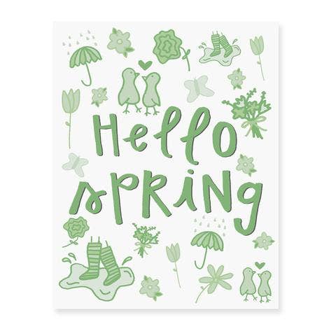 Fresh Out of Ink - Wholesale Art Print - Hello Spring Art Print0