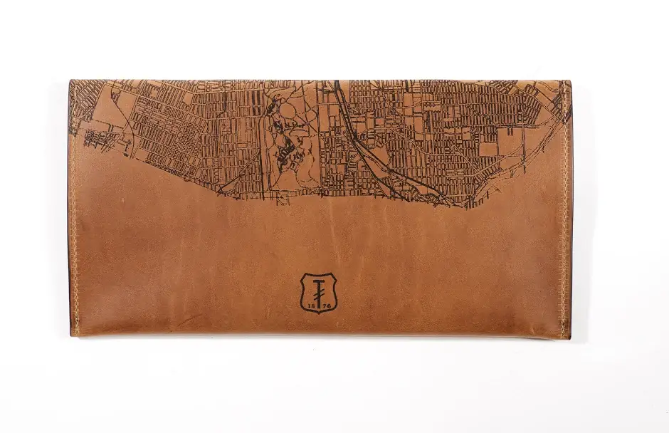 Tactile Craftworks - Wholesale Clutch Bag - Women's - St. Louis Map Clutch1