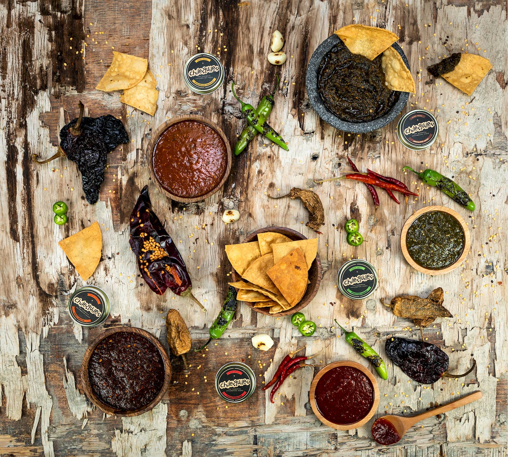 CHILESQUILES - Wholesale Salsa - MOLCAJETE SALSA3