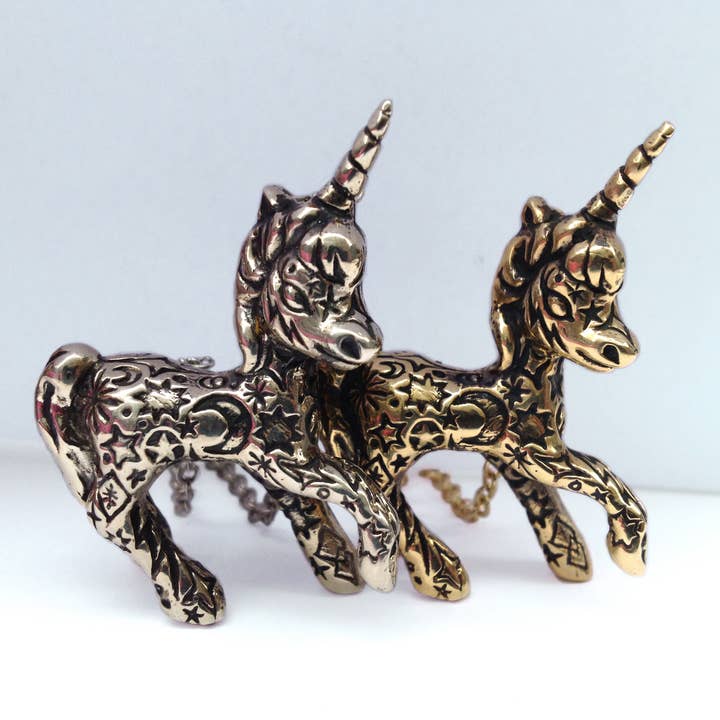 Anomaly Jewelry - Wholesale Pendant/Charm Necklace - Tattooed Unicorn Necklace