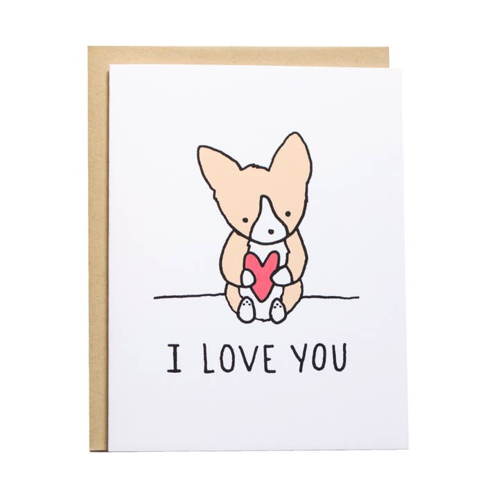 I Love You Heart Card for wholesale by Tiffbits
