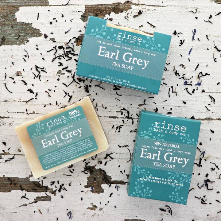 Soap Tea - Earl Grey | Natural Bar Soap for wholesale by Rinse Bath Body Inc