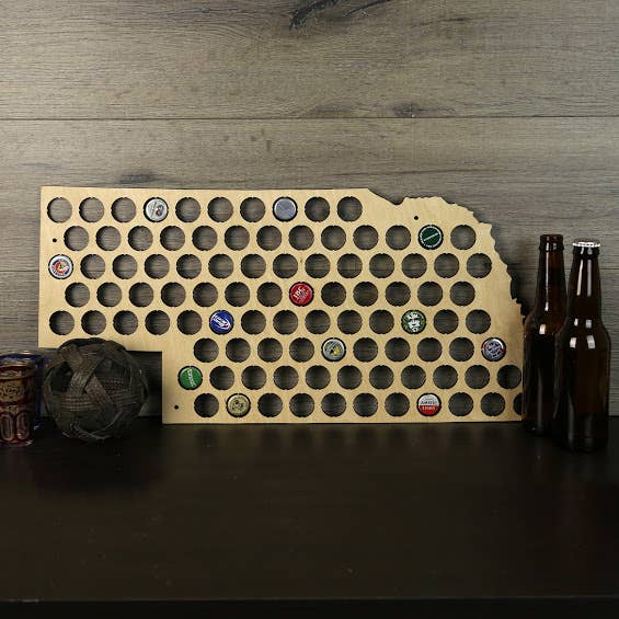 Torched Products - Wholesale Wall Accent - Men’s Gift State Beer Cap Map – Beer Cap Collector/Display86