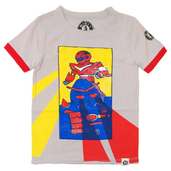 T-shirt Robots Vintage pour la vente par Mini Shatsu