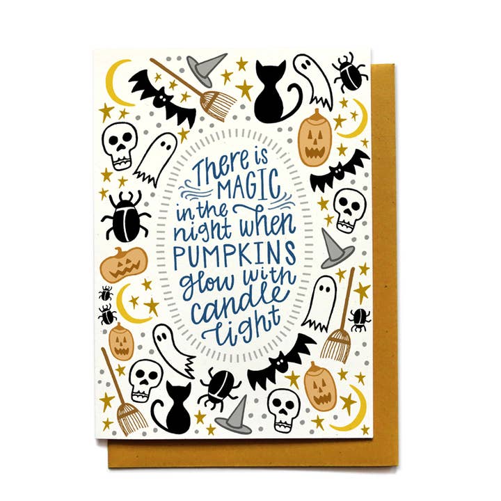 Halloween Card - Magic in the Night for wholesale by Hennel Paper Co.