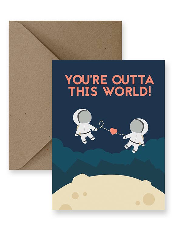 You’re Outta This World Greeting Card for wholesale by IMPAPER