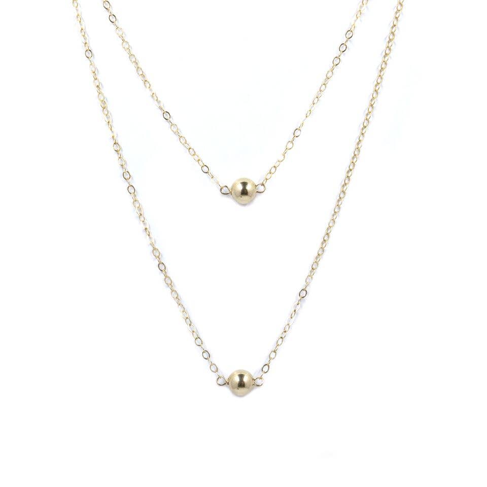 Bent by Courtney - Wholesale Pendant/Charm Necklace - Double Sphere3