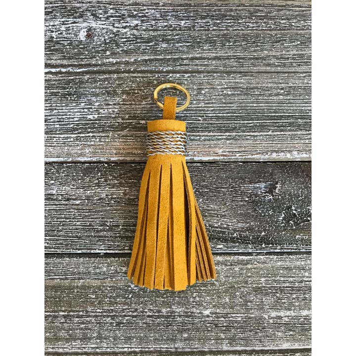 Everley Dawn - Wholesale Keychain - Women's - Suede Tassel Keychain