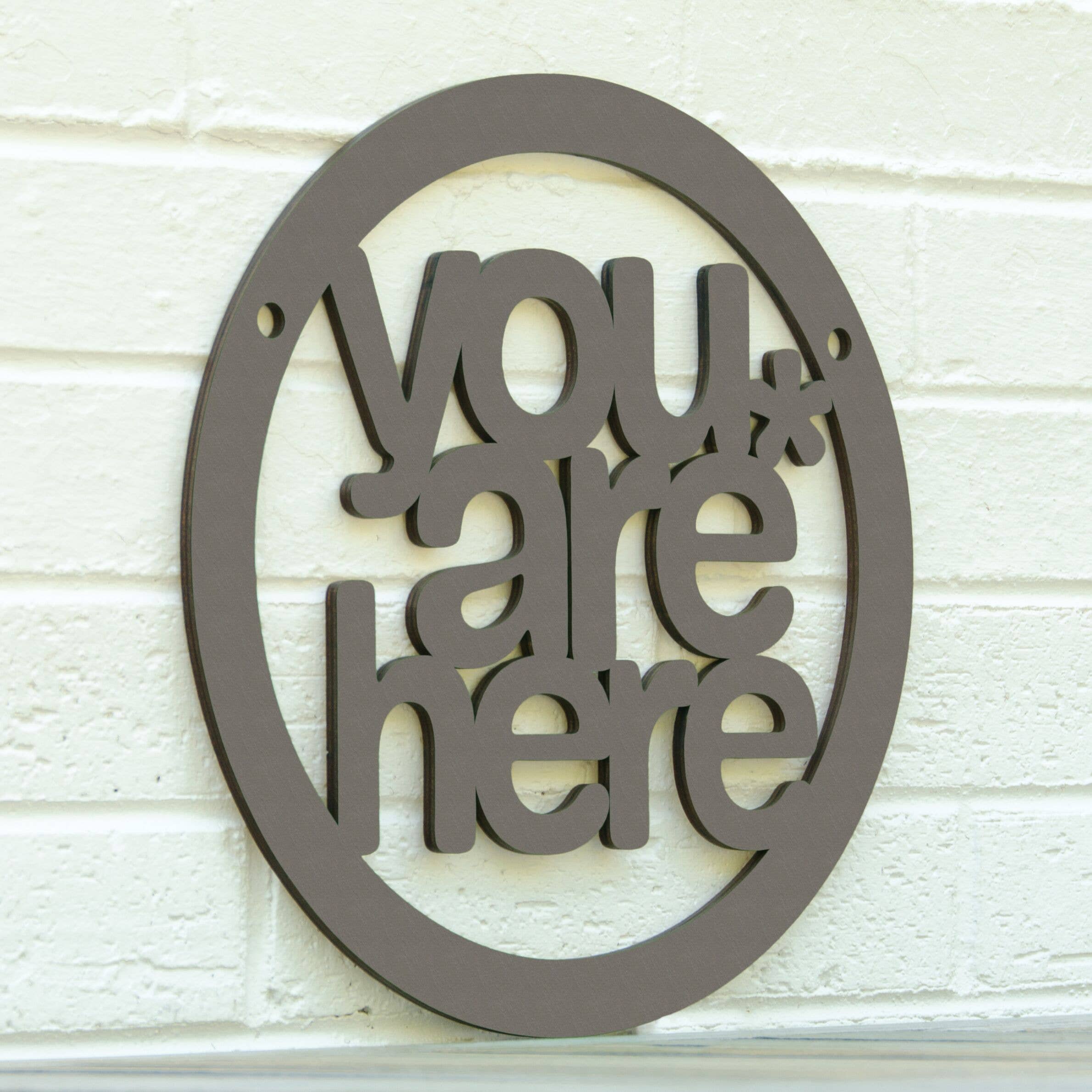 Spunky Fluff - Wholesale Wall Sign - You Are Here, Self Awareness Connection Wall Sign14