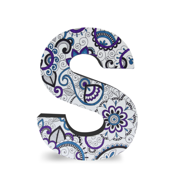 coexs novelty - Wholesale Coloring Book - Adult - Color Joy Letter S2